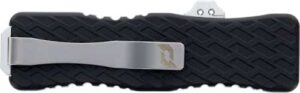 SCHRADE KNIFE UPROAR D/A OTF - 3" D2 BAYONET POINT BLACK/SS