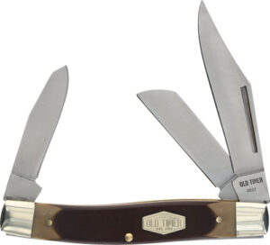 OLD TIMER KNIFE SENIOR 3-BLADE - 3" S/S DELRIN