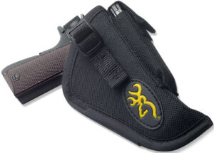 BROWNING BELT HOLSTER W/MAG - POUCH 1911-22/1911-380 RH BLCK