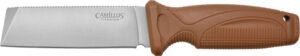 CAMILLUS SWEDGE FIXED BLADE - 4.3" SS BLADE NYLON BROWN