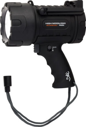 BROWNING HIGH NOON LED SPOTLT - 100-1400 LUMENS RECHARGEABLE