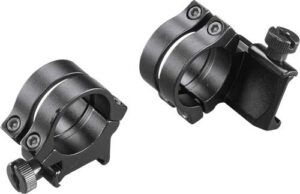 WEAVER RINGS DETACHABLE QUAD- - LOCK 1" HIGH EXTENSION MATTE