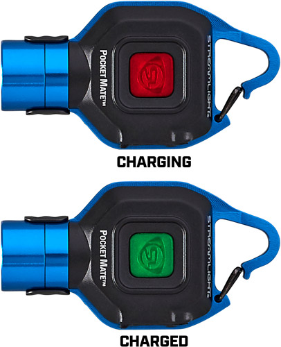 STREAMLIGHT POCKET MATE USB - EDC LIGHT W/POCKET CLIP BLUE - Image 2