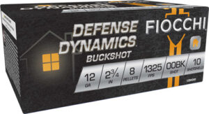 FIOCCHI 12GA 2.75" 00 BUCK - 10RD 25BX/CS
