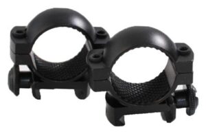TRADITIONS RINGS 1" WEAVER - MEDIUM MATTE BLACK