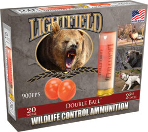 LIGHTFIELD 20GA 2.75" - DOUBLE BALL 5RD 10BX/CS