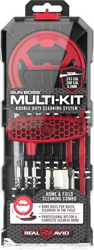 REAL AVID GUN BOSS MULTI-KIT - .243/.260/6.5MM W/ BORE BOSS