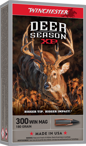 WINCHESTER DEER XP 300 WIN MAG - 180GR EXTREME PT 20RD 10BX/CS