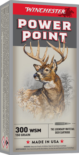 WINCHESTER SUPER-X 300 WSM - 150GR POWER POINT 20RD 10BX/CS - Image 2