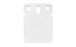 B/C 4" 3/8" STEEL TRGT SQUARE PLATE