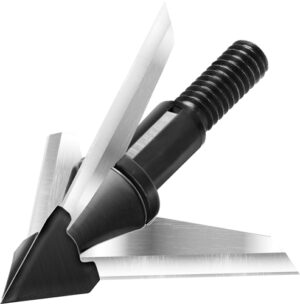 QAD EXODUS BROADHEAD 100GR - 1.25" CUT SWEPT BLADE 3PK