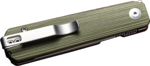 CIVIVI KNIFE SENDY 2.83" - MILLED GREEN/RED G-10 SATIN