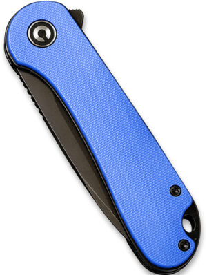 CIVIVI KNIFE ELEMENTUM 3.47" - BLUE G-10/BLACK STONEWASH D2