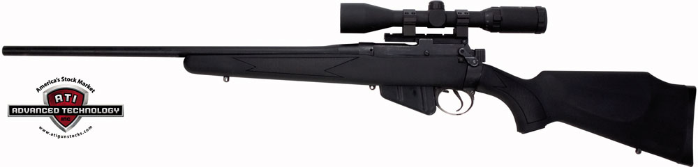 ADV. TECH. STOCK FOR ENFIELD - POST 1914 BLACK SYNTHETIC