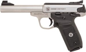 S&W SW22 VICTORY TARGET 5.5" - ADJ. 10-SHOT STAINLESS POLYMER