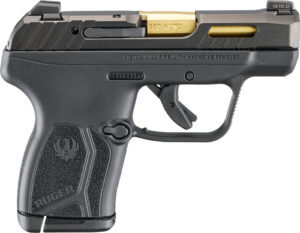 RUGER LCP MAX 380ACP FRONT NGT - SIGHT BLACK GOLD BBL 10-SHOT