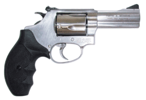 S&W 60 357MAG 3" AS 5-SHOT - SS BLACK RUBBER