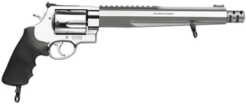 S&W 460XVR PERFORMANCE CENTER - 460SW 10.5" AS SS RUBBER