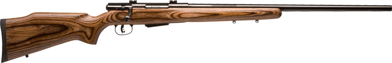 SAVAGE 25LW VARMINTER 22HORNET - 24" ACCU TGR BLUE/BRN LAMINATE - Image 2