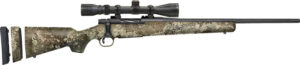 MOSSBERG PATRIOT BANTAM COMBO - 7MM-08 20" 3-9X40 BLUED/STRATA