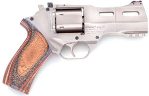 CHIAPPA RHINO 40DS 357MAG - 4" ADJ. SIGHT CHROME/WALNUT.
