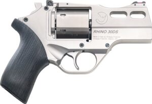 CHIAPPA RHINO 30DS 357MAG - 3" ADJ. SIGHT CHROME/RUBBER