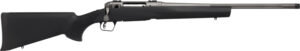 SAVAGE 110 TRAIL HUNTER LITE< - 350 LEG 18" TUNGSTEN/BLK HOGUE