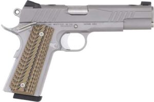 SAVAGE 1911 45ACP 5" S/S - ADJ REAR SIGHT 8RD G10 GRIP