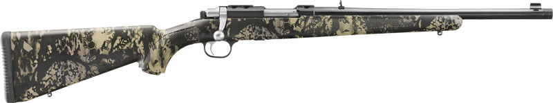 RUGER 77/44 44REM MAGNUM - BLUE SYN W/RINGS THREADED