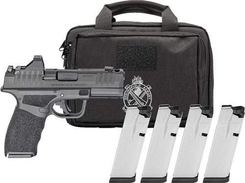 SPRINGFIELD HELLCAT PRO COMP - 9MM 3.8" 15/17RD 4 MAG GEARPAC