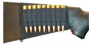 GROVTEC RIFLE SHELL HOLDER BLK - BUTTSTOCK SLEEVE OPEN STYLE
