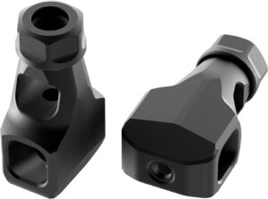 AUDERE HAMMERHEAD MUZZLE BRAKE - .338 CAL 3/4"-24 MATTE BLACK