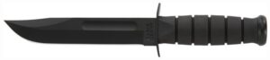 KA-BAR FIGHTING/UTILITY KNIFE - 7" W/PLASTIC SHEATH BLACK