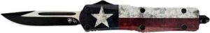 TEMPLAR KNIFE LARGE OTF FULL - CAPTAIN 3.5" BLACK DROP POINT