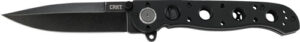 CRKT M16-02DB 3.5" PLAIN EDGE - D2 STEEL BLK W/DEADBOLT AST
