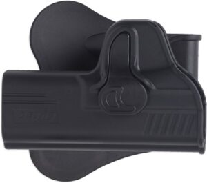 BULLDOG RR HOLSTER PADDLE POLY - S&W SHIELD 9/40 BLACK RH
