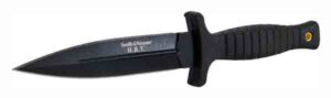 S&W KNIFE HRT BOOT KNIFE - BLACK W/SHEATH