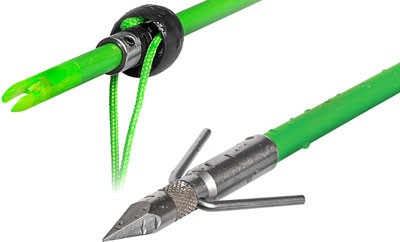 TRUGLO BOWFISHING SPEED SHOT - ARROW W/STD POINT & SLIDE