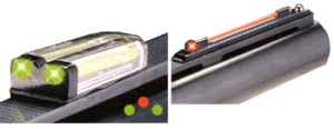 TRUGLO SIGHT SET GOBBLE-DOT - FOR ALL VENT RIBS RED/GREEN