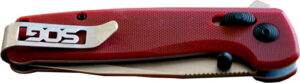SOG KNIFE TERMINUS XR G10 PLN - EDGE 2.95" BLADE CRIMSON