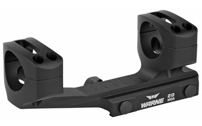 WARNE 20MOA EXTND SKELETON 1" BLK