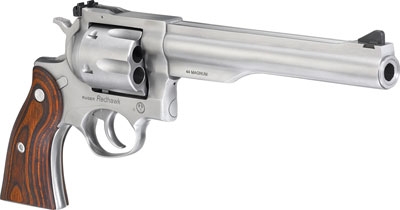 RUGER REDHAWK 44 REM MAG 7.5" - STAINLESS WOOD ADJUSTABE - Image 2