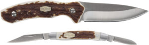 UNCLE HENRY KNIFE FIXED/FOLDER - COMBO GIFT TIN PROMO Q4 25'