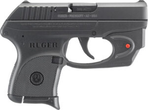 RUGER LCP 380ACP 6-SHOT FS - BLUED W/VIRIDIAN RED LASER