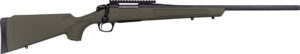 CVA CASCADE 22-250 22" #3 - W/RAIL BLACK/OD GREEN