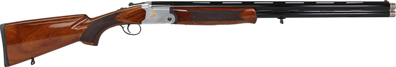 IVER JOHNSON 600LW O/U 12GA 3" - 28"VR SILVER BLACK WALNUT