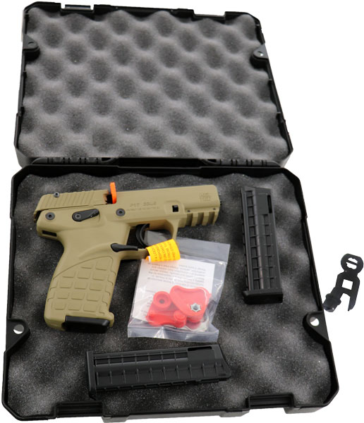KEL-TEC P17 22LR TAN - 17-SHOT W/3 MAGAZINES