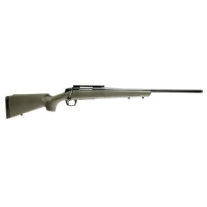 CVA Cascade Rifle .243 Win 4rd Capacity 20" Threaded Cerakote Black Barrel OD Green Stock 0 MOA Pic Rail
