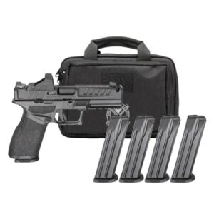 Springfield Gear Pac Echelon 4.0C Comp Handgun 9mm Luger 15(1)&18(3)rd Magazines 4" Comp Barrel Green Dot & Bag