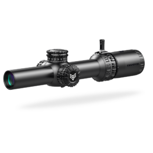 Swampfox Arrowhead LPVO Series Rifle Scope 1-10x24 30mm SFP Green IR MOA  Black